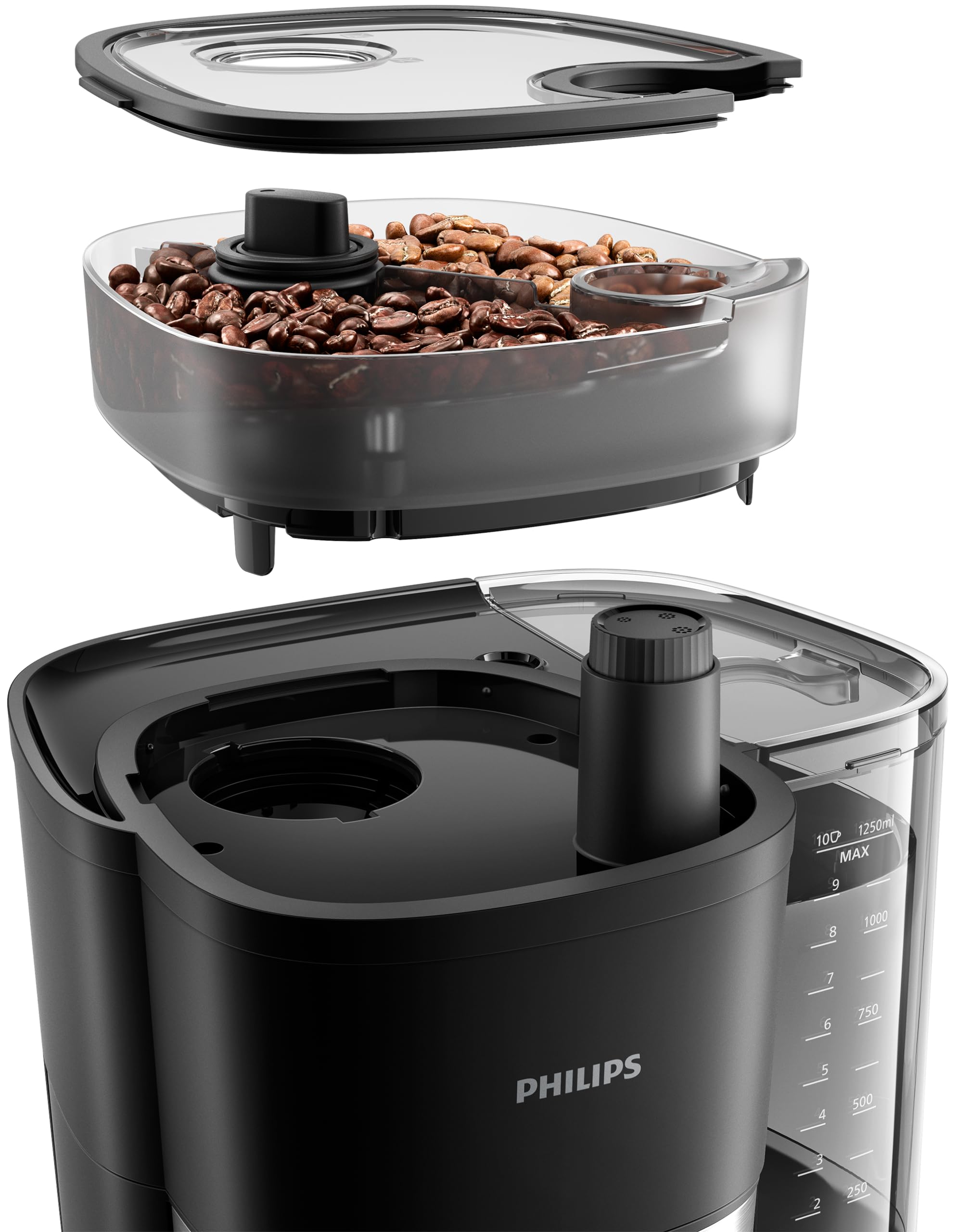 Philips All-in-One Brew Drip Coffee Maker With Built-in Grinder